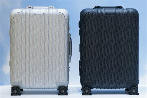 dior rimowa luggage collection